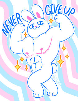 Never Give Up Print