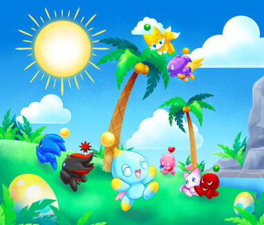 Chao Garden Print